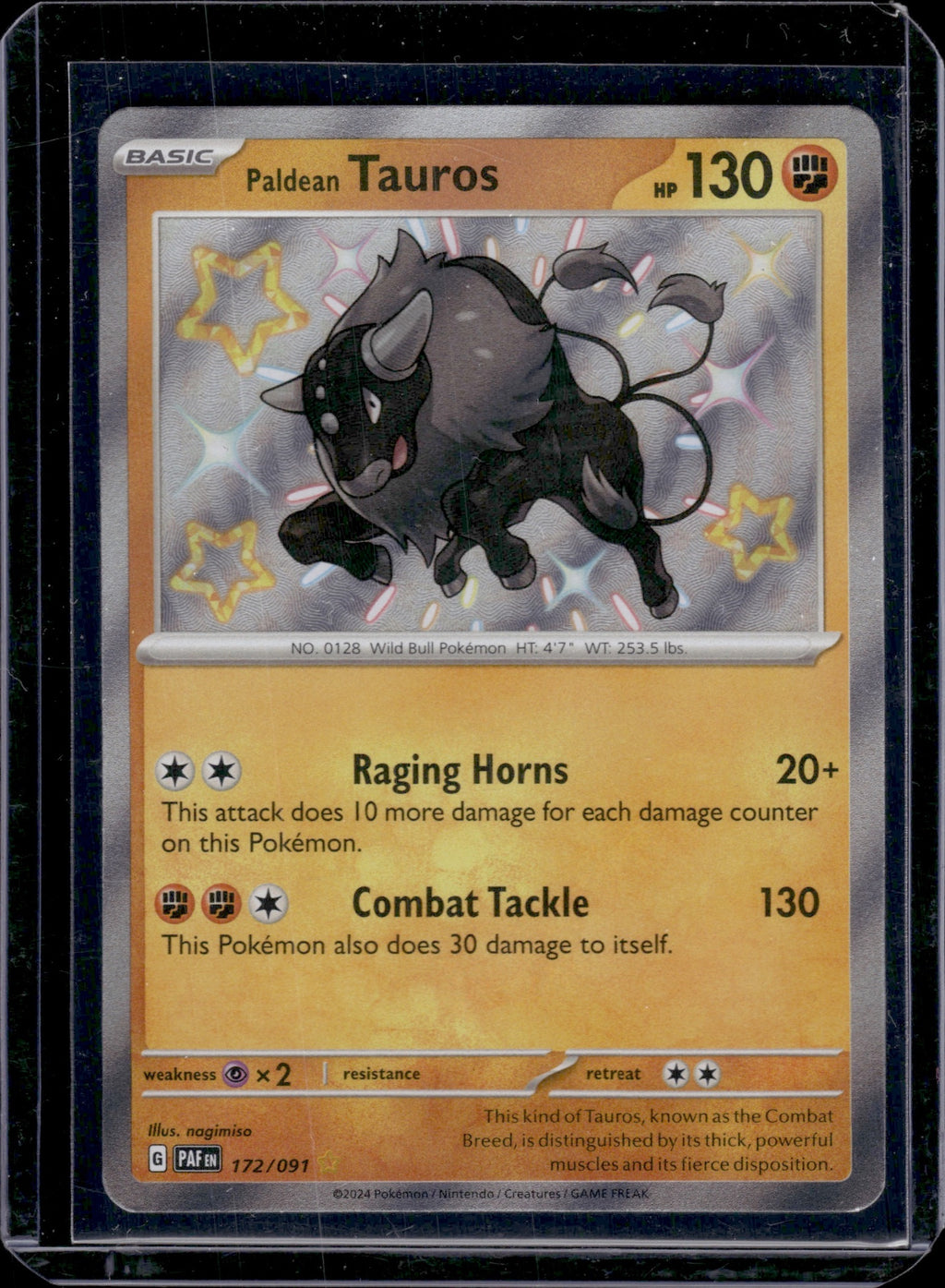 Paldean Tauros - 172/091