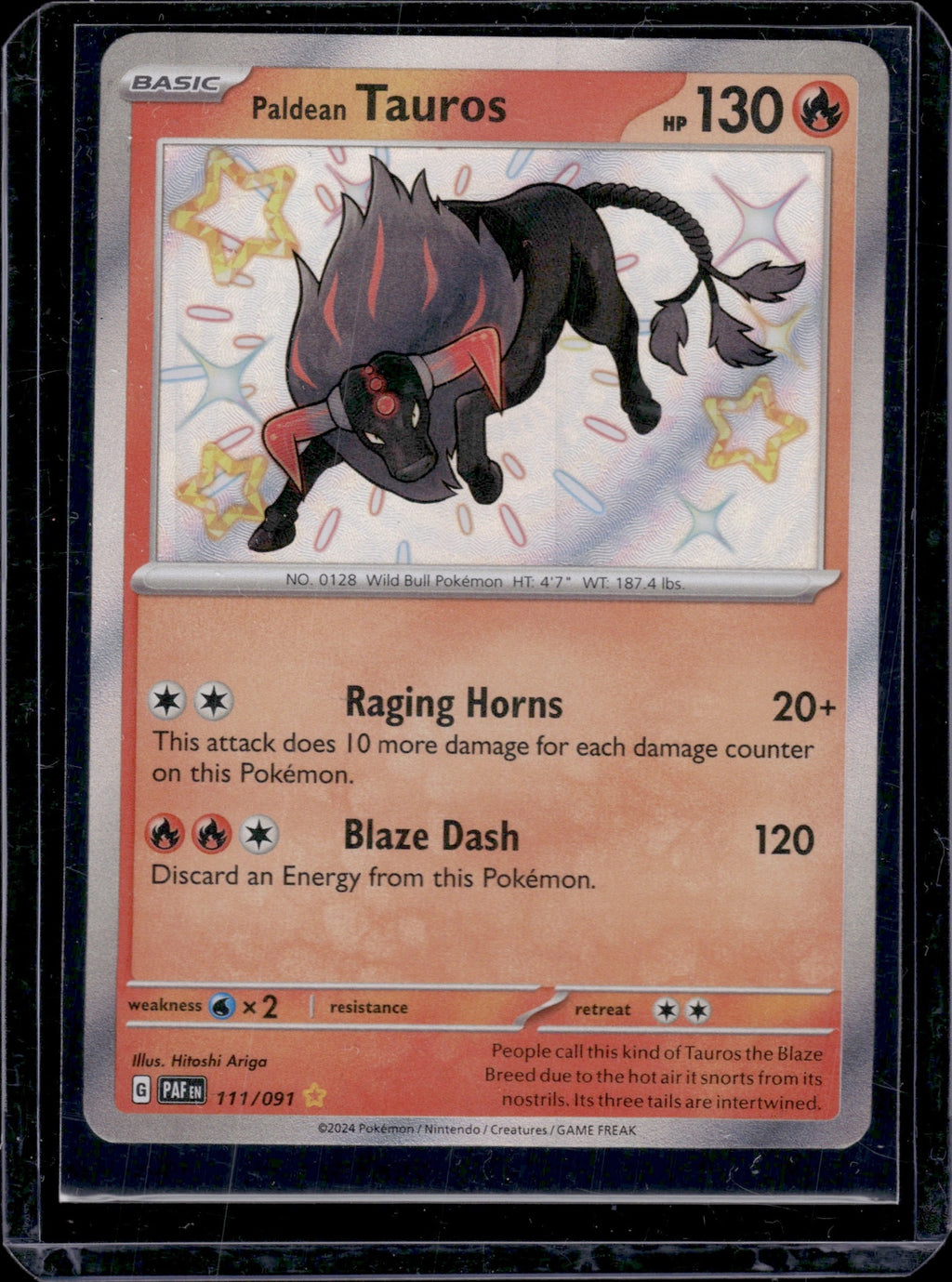Paldean Tauros - 111/091